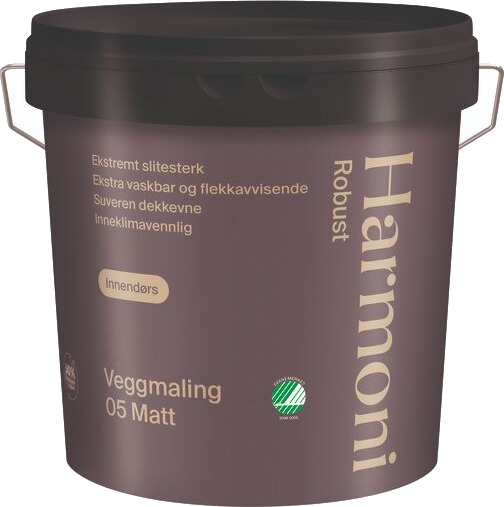 Harmoni Interiormaling Robust 05 Hvit Base 2,7l Harmoni Interiormaling Robust 05 Hvit Base 2,7l