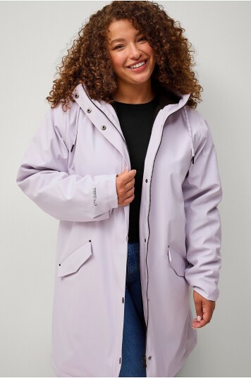 Áhkká Regnparkas Padded PU W Lilla