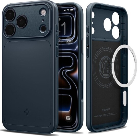 Spigen Thin Fit MagSafe Etui til iPhone 18 Pro Max/17 Pro Max - Metal Slate