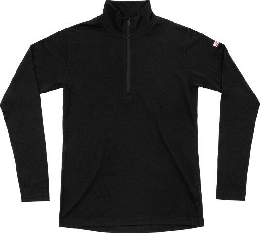 Devold Women's Breeze Plus Merino 200 Zip Neck Black M Devold Women's Breeze Plus Merino 200 Zip Neck Black M