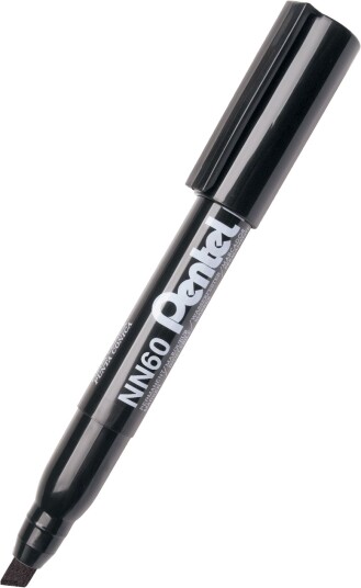 Pentel NN60 Permanent Merkepenn 2/6 mm Svart