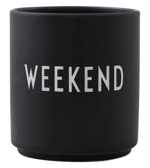 Design Letters favorittkopp 25 cl weeikend (Svart)