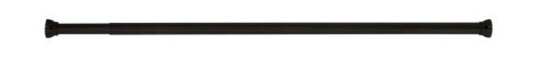 Spirella Kreta dusjforhengstang, 125-220 cm, matt sort