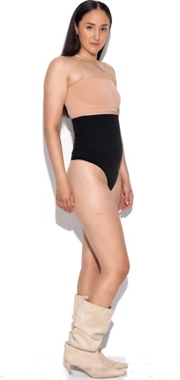 LYKKELAND ateliér Second Skin High Waist Thong Black Black 34 36 LYKKELAND ateliér Second Skin High Waist Thong Black Black 34 36