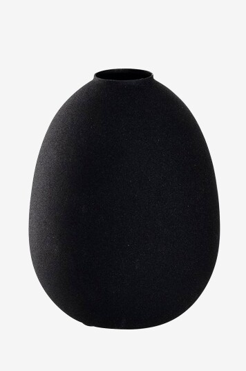 Leonardo Vase metall Svart Svart
