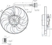 Kjølevifte MAGNETI MARELLI 069422876010