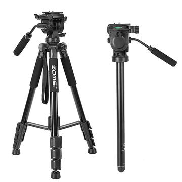 ZOMEi Q310 2 i 1 Stativ / Enbensstativ Svart
