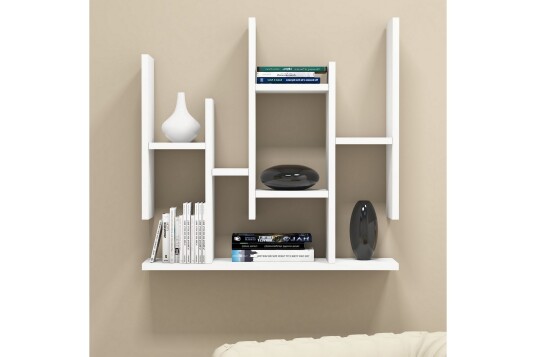 Vegghylle Tyrsberget 67 cm Hvit