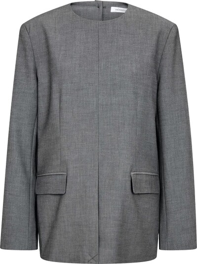 Co" Couture Jackycc Blazer Blouse MID GREY M