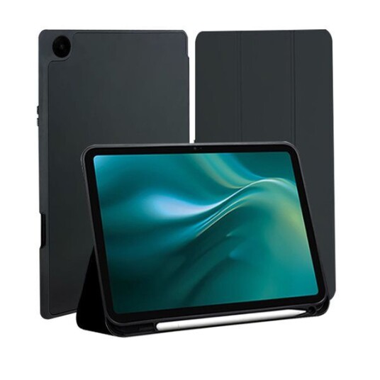 Etteri Tri Fold deksel til Samsung Galaxy Tab A9+ 11" 2023 Svart