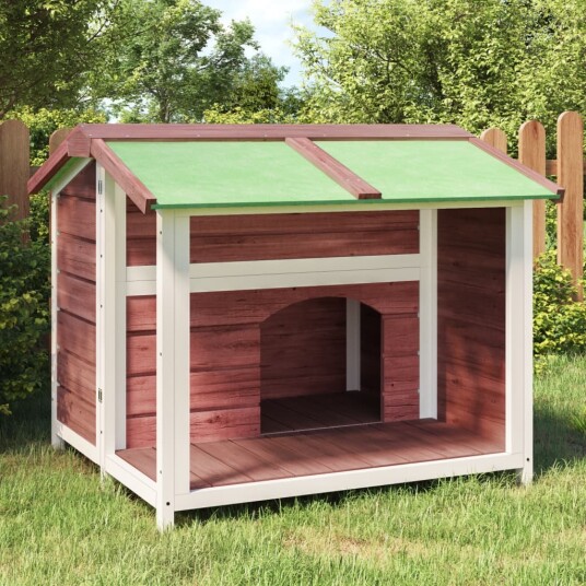 Vidaxl Hundekennel Mocca 96X87X80.5 cm Heltre Furu