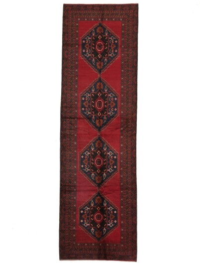 Håndknyttet. Opphav: Afghanistan Beluch Teppe 135x435