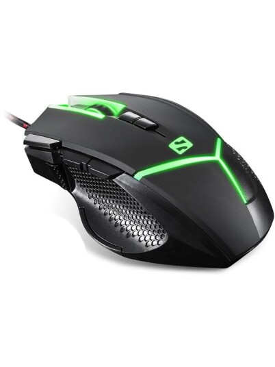 Sandberg Destroyer FlexWeight Mouse - Gaming mus - Laser - 9 - Svart