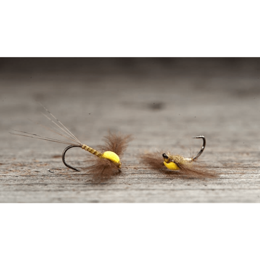 Midgar Mayflies CDC Spent Wing Tie qbq #14 reddish brown