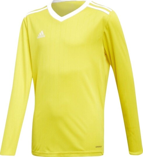 adidas Spillerdrakt Tabela 18   Gul/hvit Langermet Barn størrelse 116 cm