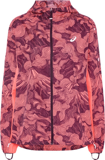 Asics Fujitrail Packable Jacket Red XXL