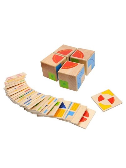 Goki Wooden Patterns Game Cube Goki Wooden Patterns Game Cube