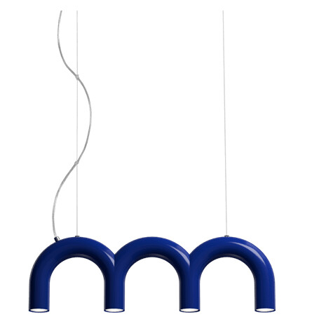Oblure Arch Triplette Taklampe Blå Oblure Arch Triplette Taklampe Blå