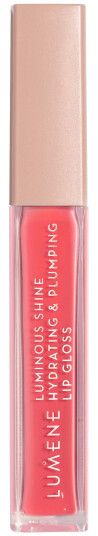 Lumene Luminous Shine Hydrating And Plumping Lip Gloss 4 Peach Pink 5 ml