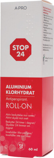 Stop 24 Roll-On antiperspirant 60 ml Stop 24 Roll-On antiperspirant 60 ml
