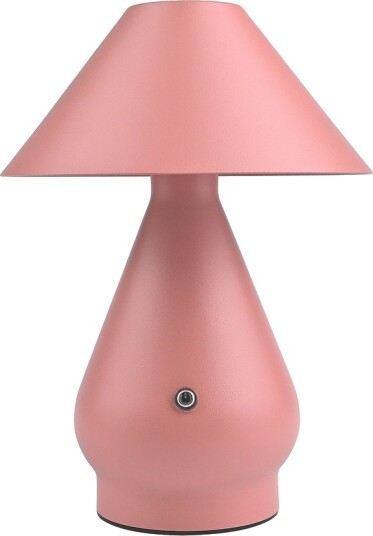 Oppladbar LED bordlampe Rosa Ø16cm 21,5cm høy touch dimbar 3 i 1 IP20 innendørs Dimbar : Dimmer innebygd Kulør : CCT Varm til Kald Hvit