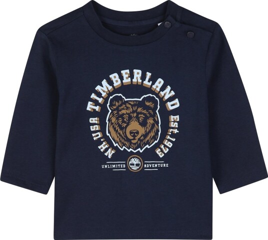 Timberland Genser Navy m. Trykk Timberland 3 år (98) Genser Marineblå