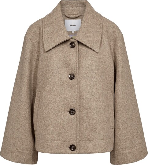 Nümph Nukimma Short Jacket SESAME MELANGE 36 Nümph Nukimma Short Jacket SESAME MELANGE 36
