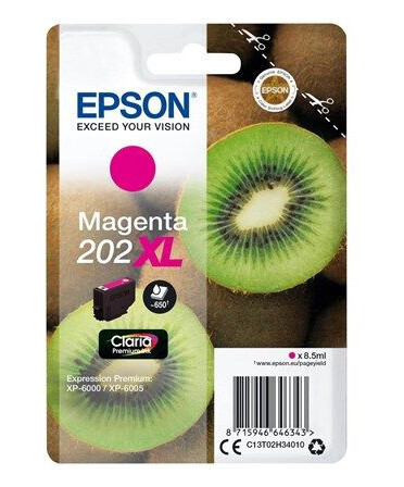 Epson 202XL - XL - magenta - original - blækpatron - Blekkpatron Rød Epson 202XL - XL - magenta - original - blækpatron - Blekkpatron Rød