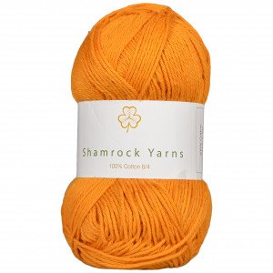 Shamrock Yarns 100% Bomull 8/4 Garn 25 Støvet Mørk Sennep