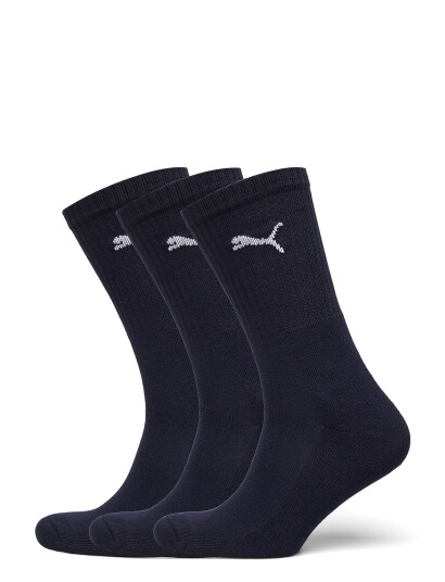 PUMA Puma Unisex Crew Sock 3P - Blue - 35-38