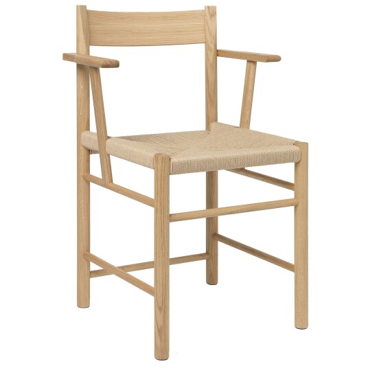 Brdr. Krüger F Lenestol Oljet Eik / Neutral Og Laget Av Papirsnøre Brdr. Krüger F Lenestol Oljet Eik / Neutral Og Laget Av Papirsnøre