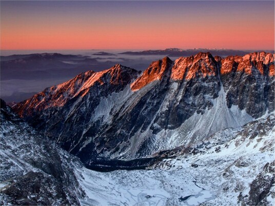 Fototapet Beautiful Sunrise In The Rocky Mountains 350x270 - Artgeist sp. z o. o.