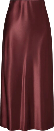By Malina Maxi skjørt Aubree Satin Maxi Skirt Rød
