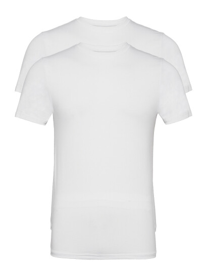 Resteröds Tee 2-Pack Bamboo - White - XL