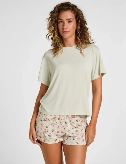 Hunkemöller Pj Ss Short Vis Daisy Green M