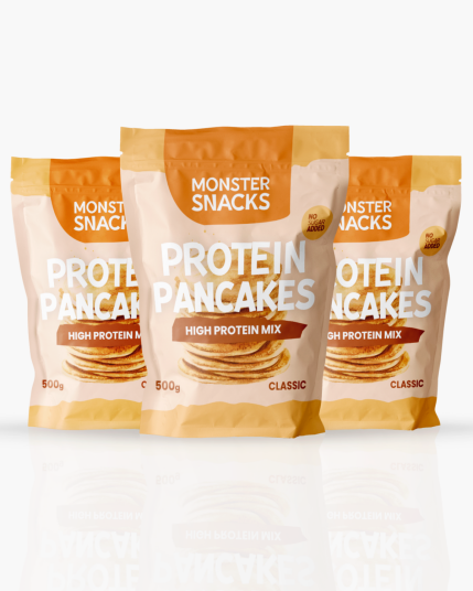 Monster Protein Pancakes 3x500g - Classic - TREPAKNING! Monster Protein Pancakes 3x500g - Classic - TREPAKNING!