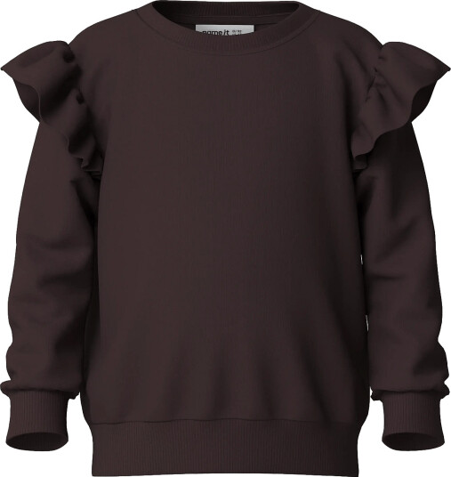 Name It Nmfkluisi Ls Sweat Unb Brown 116