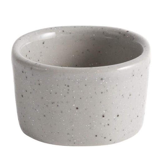 Modern House Granit White skål 6x3,5 cm lys grå Modern House Granit White skål 6x3,5 cm lys grå