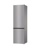 Gorenje 331L Bunnfryser Kombiskap i Grå Rustfritt Stål