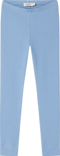 MarMar Leggings Bomull/Modal Rib Blue Himmelen MarMar 74 Leggings Blå Lyseblå