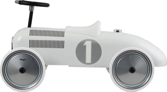 Magni Classic Racer Metall Gåbil 12+ Mnd Hvit