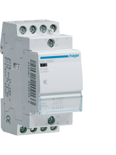 Hager Humfree contactor 25a 4no 230v 2m (3250612400133) Hager Humfree contactor 25a 4no 230v 2m (3250612400133)