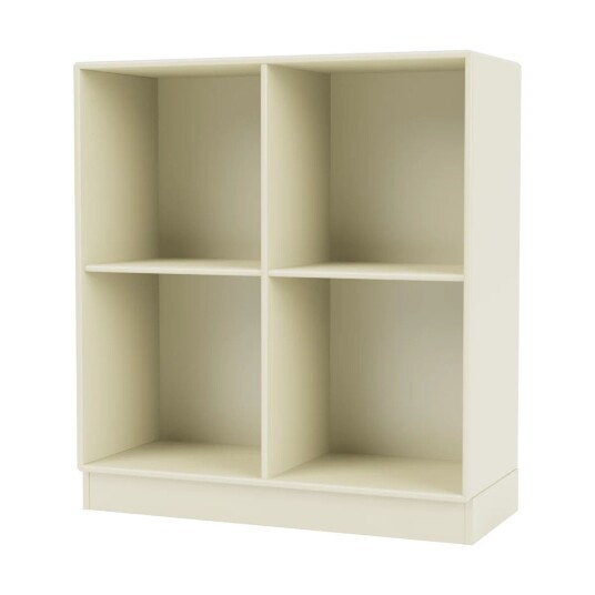 Montana SHOW hylle 69,6 x 69,6 cm, sokkel 7 cm 150 Vanilla