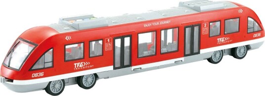 Askato 121840 Leketraktor Rød Åpne Dører Lyd & Lys 1:16