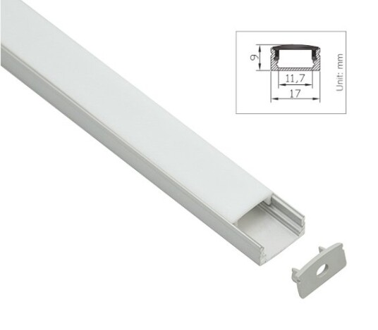 Prima 12 Aluprofil 1m I/U