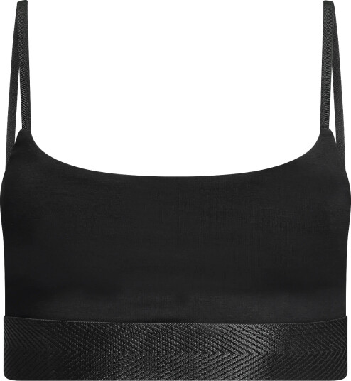 CDLP Lyocell Scoop Bralette   Black   Black   XS