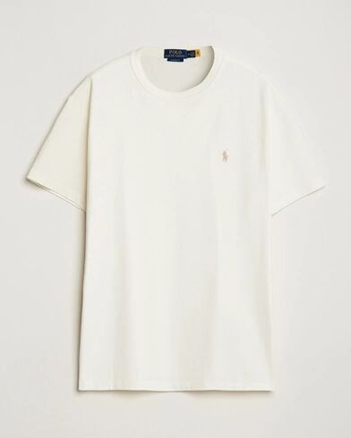 Polo Ralph Lauren Loopback Crew Neck T-Shirt Clubhouse Cream Polo Ralph Lauren Loopback Crew Neck T-Shirt Clubhouse Cream