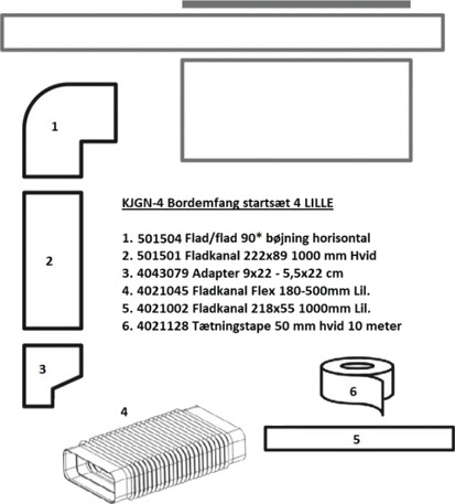 Jgnordic KJGN-4 Lille Tilbehør Til Ventilatorer Jgnordic KJGN-4 Lille Tilbehør Til Ventilatorer