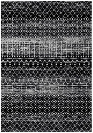 Wilton teppe Stella svart/hvit Størrelse: 200 x 280 cm