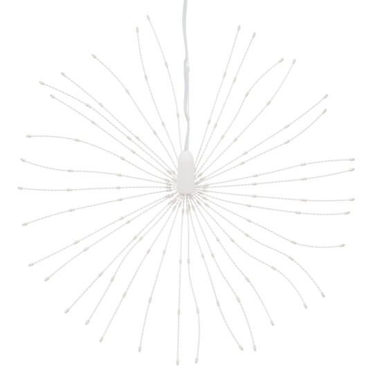 vidaXL Julestjernelys 140 LED 8 stk kaldhvit 17 cm